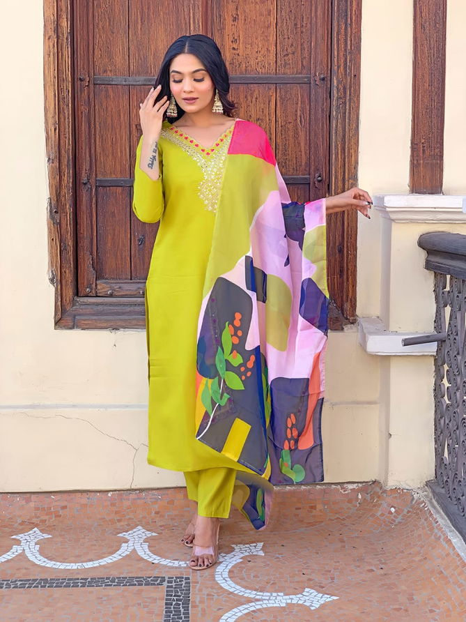 KF 440 Kalaai Rayon Designer Kurti With Bottom Dupatta Wholesale Price In Surat